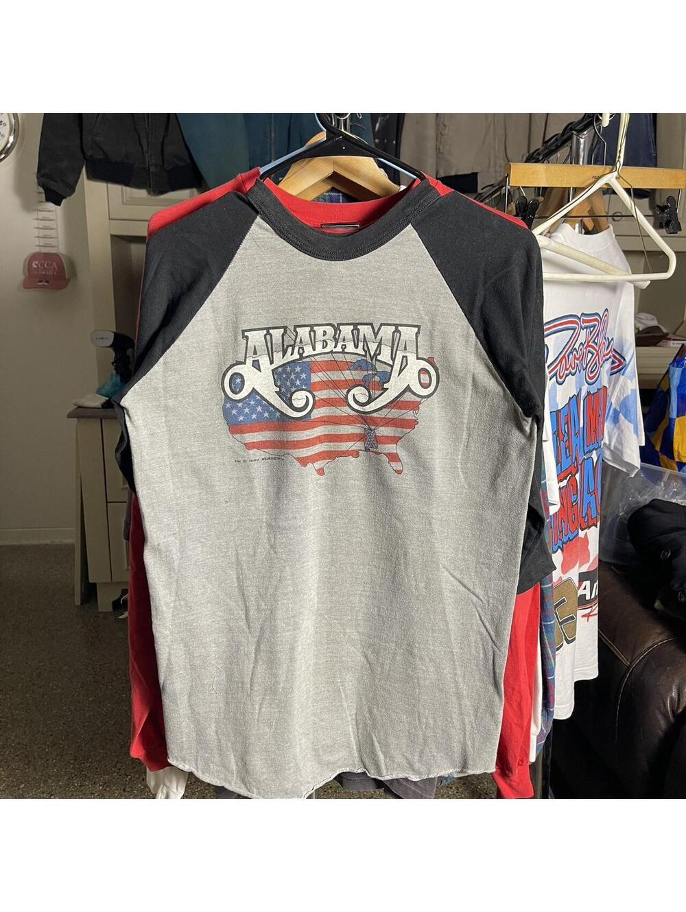 Vintage 1982 Alabama Band Raglan